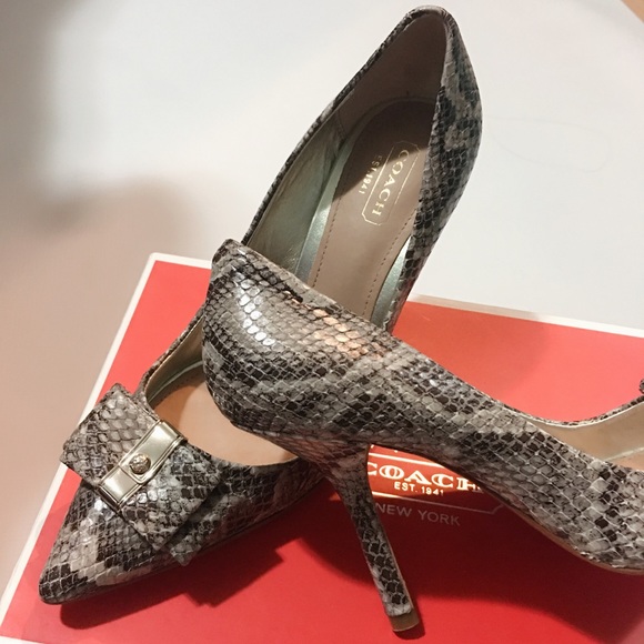 Coach Landrie Soft Printed Snack Heels - Picture 6 of 6